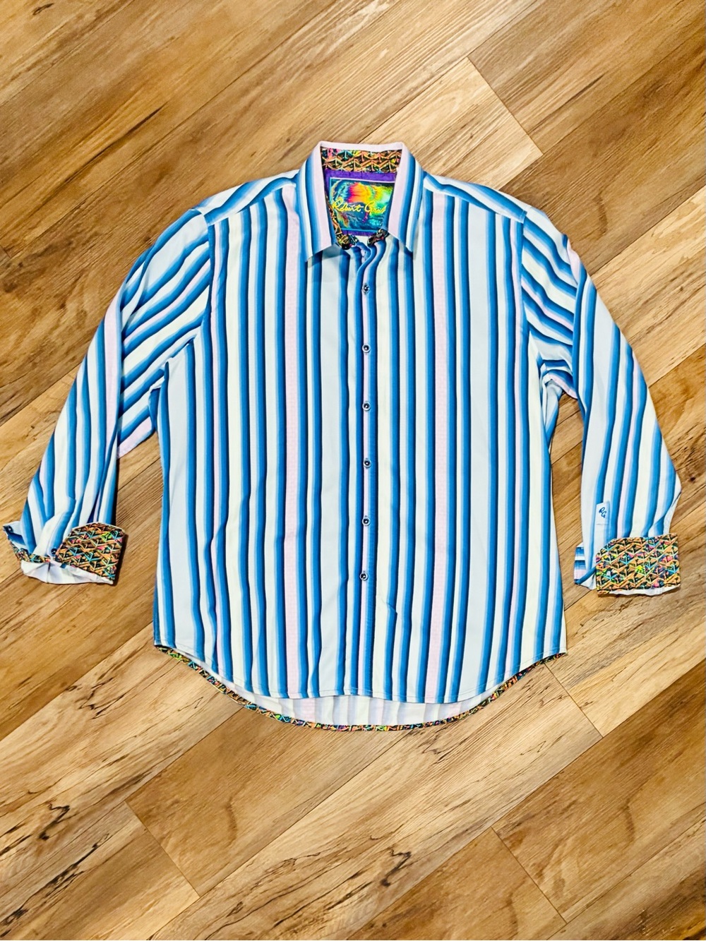 ROBERT GRAHAM Man's RANDSBURG Long Sleeve Shirt Size XL
